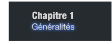 généralités